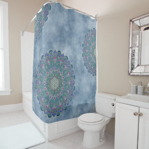 Flower Of Life - Mandala India Style 1 Shower Curtain