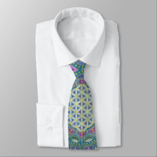 Flower Of Life - Mandala India Style 1 Tie
