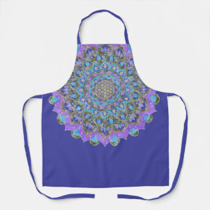 Flower Of Life - Mandala India Style 2 Apron