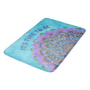 Flower Of Life - Mandala India Style 2 Bath Mat
