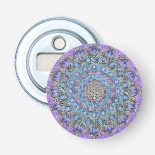 Flower Of Life - Mandala India Style 2 Bottle Opener