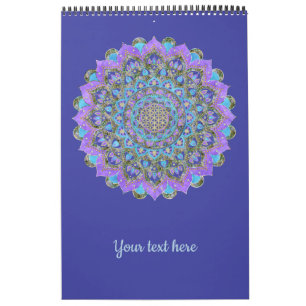 Flower Of Life - Mandala India Style 2 Calendar