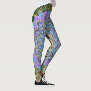 Flower Of Life - Mandala India Style 2 Leggings