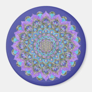 Flower Of Life - Mandala India Style 2 Magnet