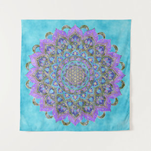 Flower Of Life - Mandala India Style 2 Tapestry