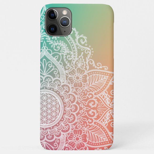 Flower of life Mandala reggae Case-Mate iPhone Case (Back)