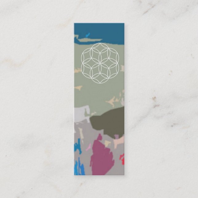 Flower of Life Mini Business Card (Front)