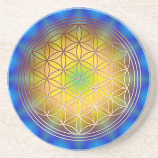 Flower of Life Motive 10 Coaster