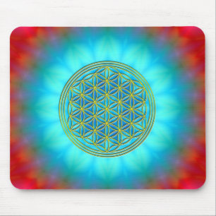 Flower of Life Motive 11 Mouse Pad