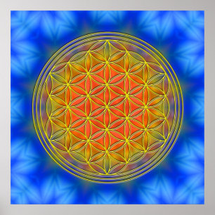 Flower of Life Motive 13 Poster
