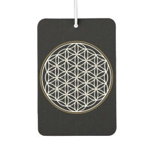FLOWER OF LIFE MYSTICAL SYMBOL CAR AIR FRESHENER