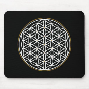 FLOWER OF LIFE MYSTICAL SYMBOL MOUSE PAD