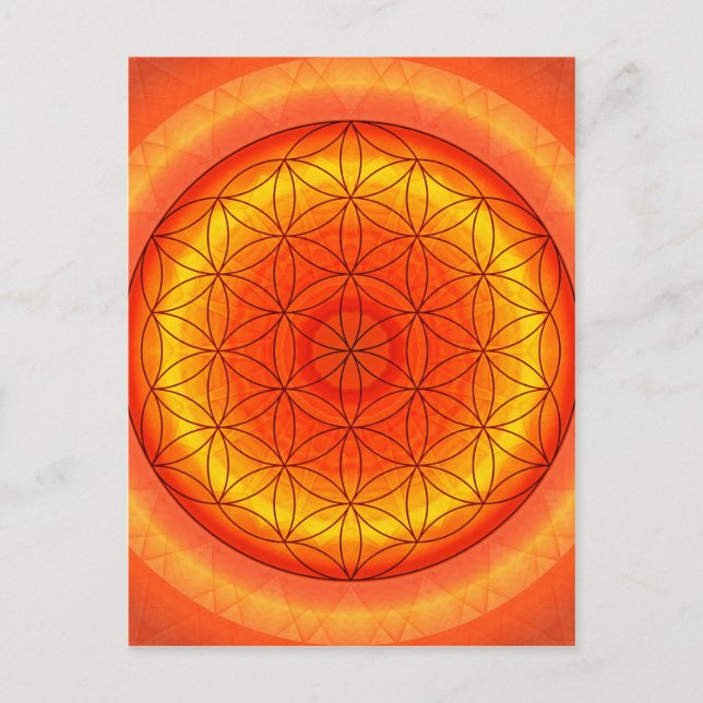 Flower of Life no. 2 created by Tutti Postcard (Front)