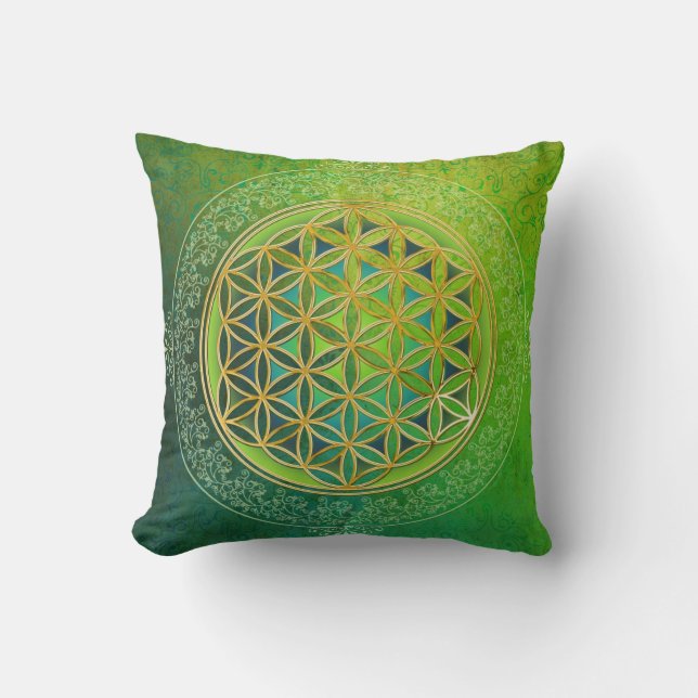 Flower of Life - Ornament II Cushion (Front)