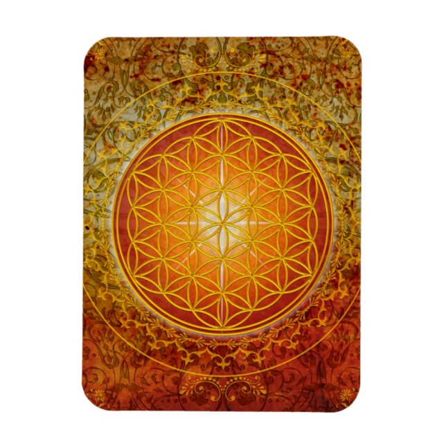 Flower of Life - Ornament III Magnet (Vertical)