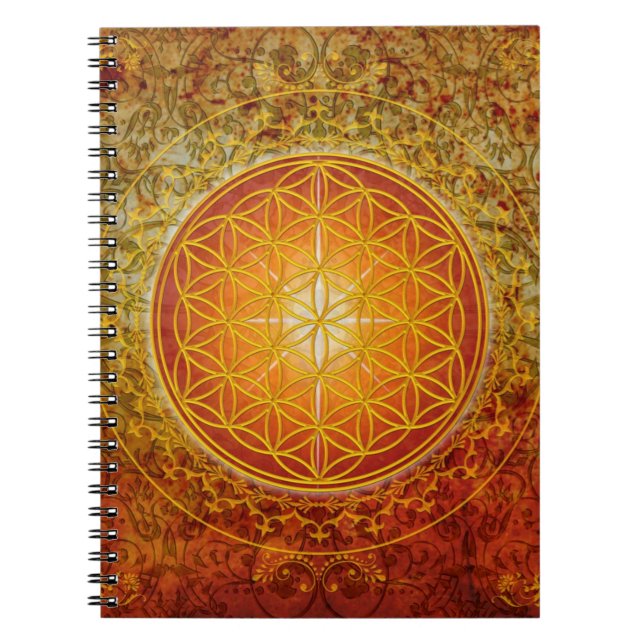Flower of Life - Ornament III Spiral Notebook (Front)