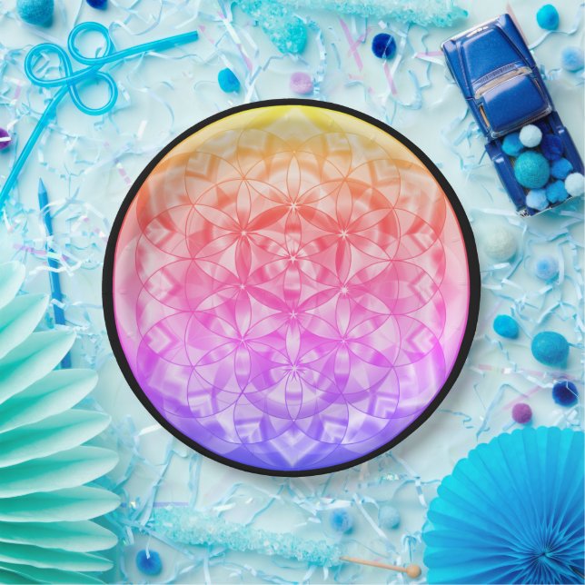 Flower of Life Paper Plate (Party)