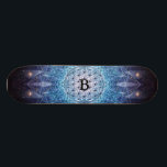 Flower of Life / Personalised Spiritual Gift Skateboard<br><div class="desc">Flower of Life / Blume des Lebens Holy Universe Personalised Spiritual Gift. Personalise it with recipient's initial/name or customise it further if you like to change the font, size, & colour of the text as well as move the text. Or delete the text if you'd rather have it without. Flower...</div>