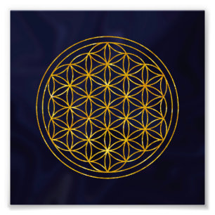 flower of life photo print