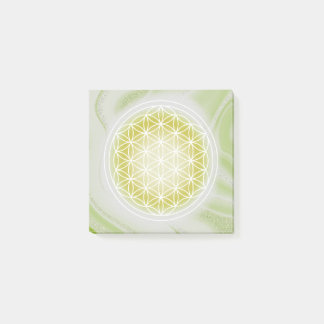 Flower of life post-it notes