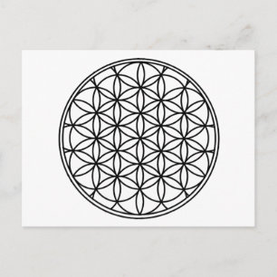Flower of Life Postcard