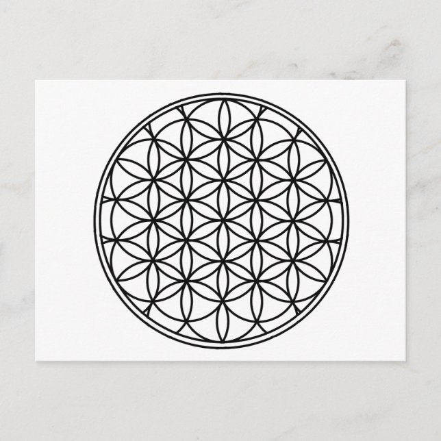 Flower of Life Postcard (Front)