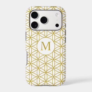 Flower of Life Ptn (Personalized) – Gold on White