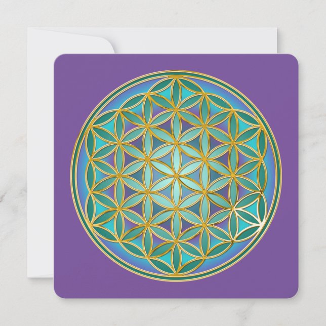 FLOWER OF LIFE - Sacred Geometrie Design 1 (Front)