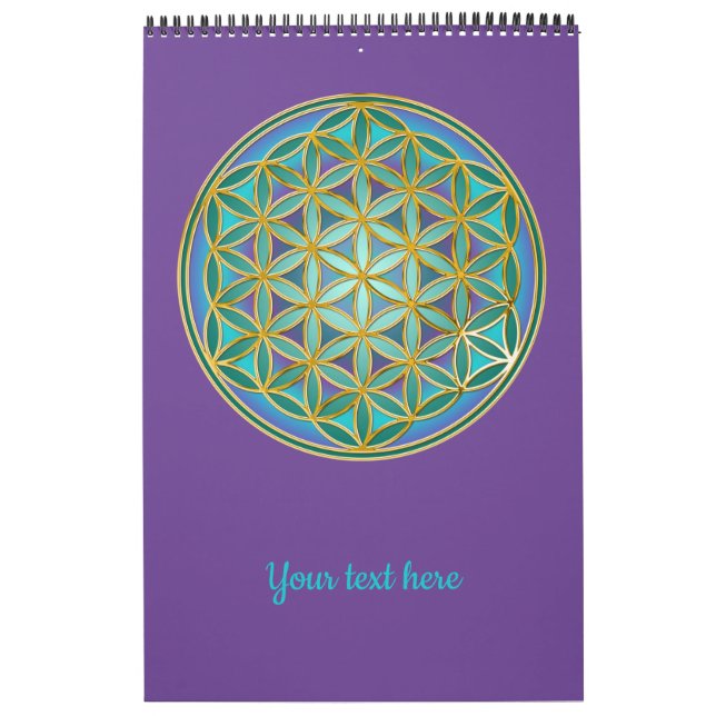 FLOWER OF LIFE - Sacred Geometrie Design 1 Calendar (Cover)