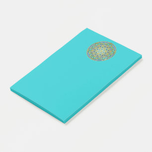 FLOWER OF LIFE - Sacred Geometrie Design 1 Post-it Notes