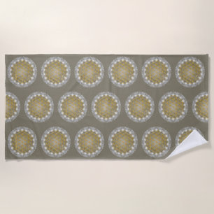 FLOWER OF LIFE - Sacred Geometrie Light 1 Beach Towel