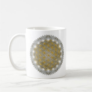 FLOWER OF LIFE - Sacred Geometrie Light 1 Coffee Mug