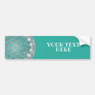 FLOWER OF LIFE - Sacred Geometrie Light 2 Bumper Sticker