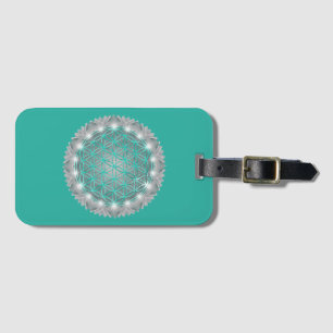 FLOWER OF LIFE - Sacred Geometrie Light 2 Luggage Tag