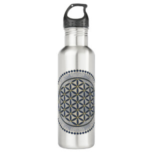 FLOWER OF LIFE - Sacred Geometrie Symbol Art 1 710 Ml Water Bottle