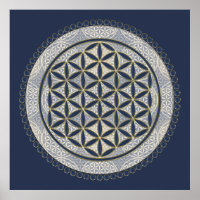 FLOWER OF LIFE - Sacred Geometrie Symbol Art 1