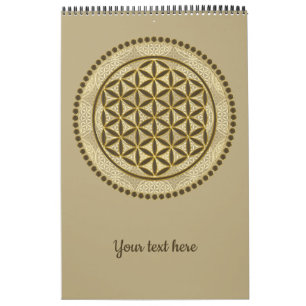 FLOWER OF LIFE - Sacred Geometrie Symbol Art 2 Calendar