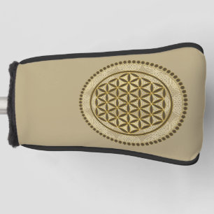 FLOWER OF LIFE - Sacred Geometrie Symbol Art 2 Golf Head Cover