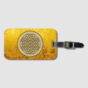 FLOWER OF LIFE - Sacred Geometrie Symbol Art 2 Luggage Tag