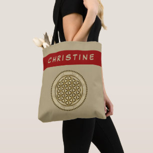 FLOWER OF LIFE - Sacred Geometrie Symbol Art 2 Tote Bag