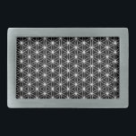 Flower Of Life Sacred Geometry Rectangular Belt Buckle<br><div class="desc">Forged By Lord_Grixis</div>