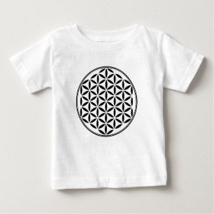FLOWER OF LIFE - Sacred Geometry Symbol full 1 Baby T-Shirt