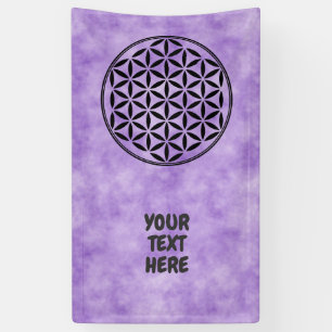 FLOWER OF LIFE - Sacred Geometry Symbol full 1 Banner