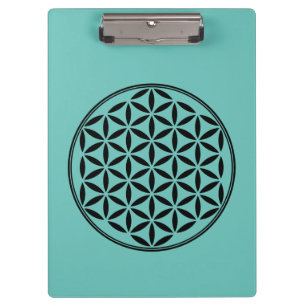 FLOWER OF LIFE - Sacred Geometry Symbol full 1 Clipboard