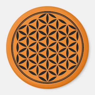 FLOWER OF LIFE - Sacred Geometry Symbol full 1 Magnet