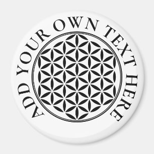 FLOWER OF LIFE - Sacred Geometry Symbol full 1 Magnet