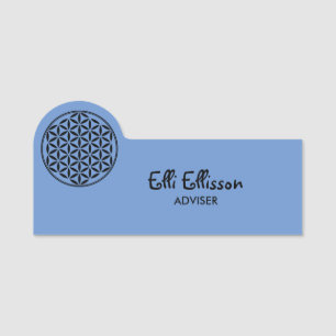 FLOWER OF LIFE - Sacred Geometry Symbol full 1 Name Tag