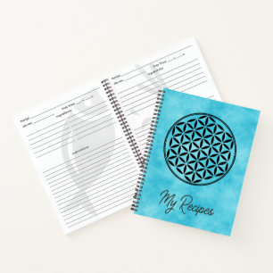 FLOWER OF LIFE - Sacred Geometry Symbol full 1 Notebook