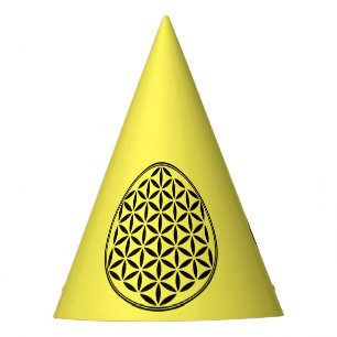 FLOWER OF LIFE - Sacred Geometry Symbol full 1 Party Hat