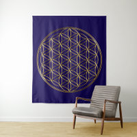 FLOWER OF LIFE - Sacred Geometry Symbol gold 2